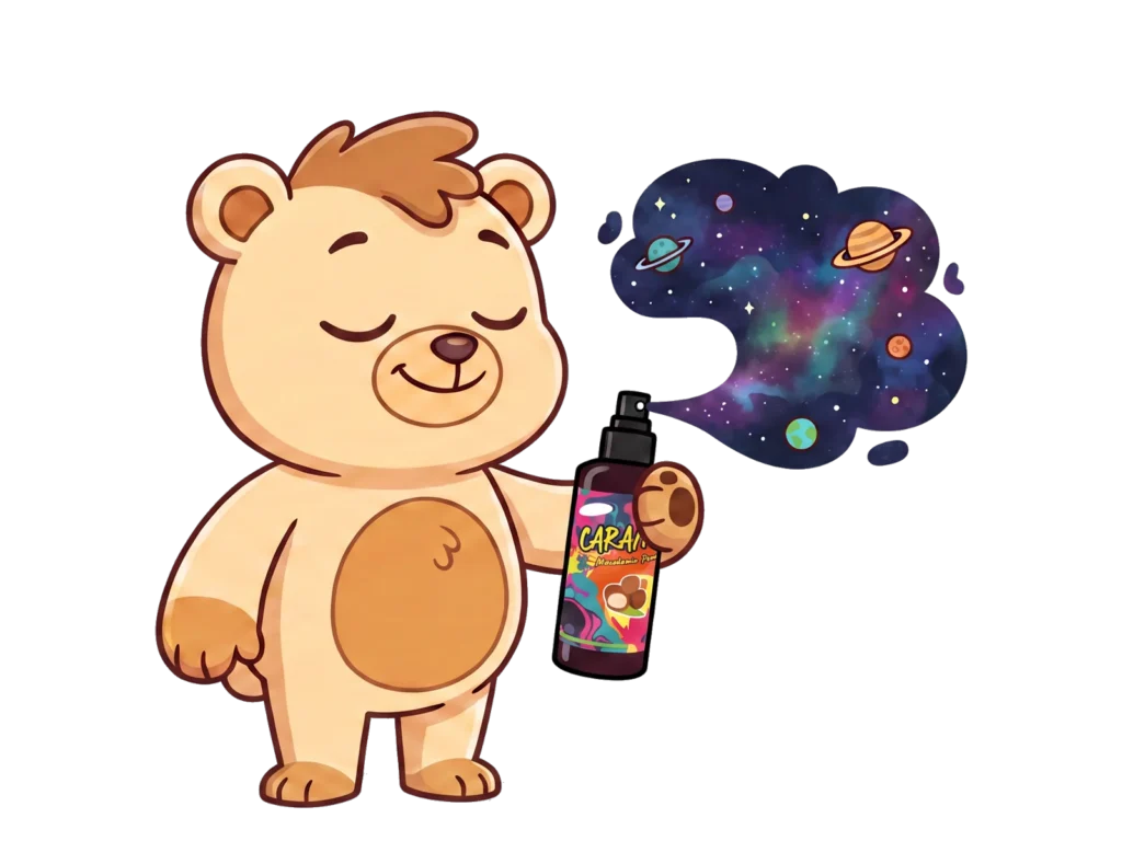 Yumo spruzza Caramel e ne esce una nebulosa di pianeti e stelle
